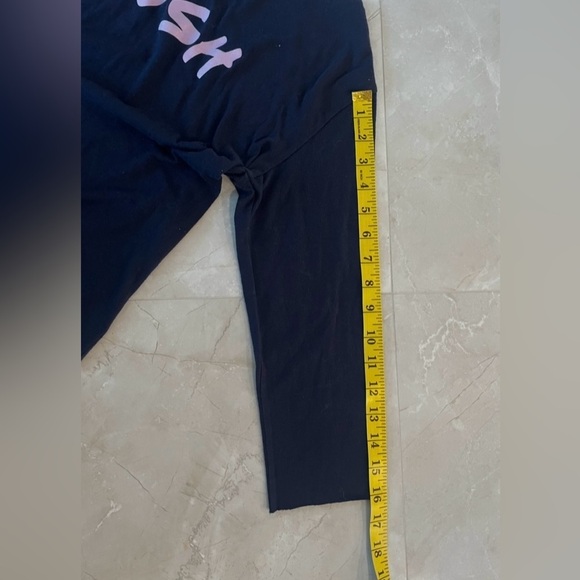 Victoria's Secret CRUSH Long Sleeve Tee Shirt Size in Photos Navy/Purple Sparkle - Picture 6 of 9